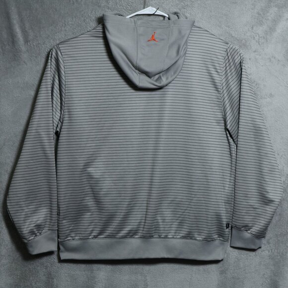 Jordan Hoodie Mens 2XL Gray Basketball Dri-FIT Pullover Sweatshirt Jumpman - Picture 4 of 11